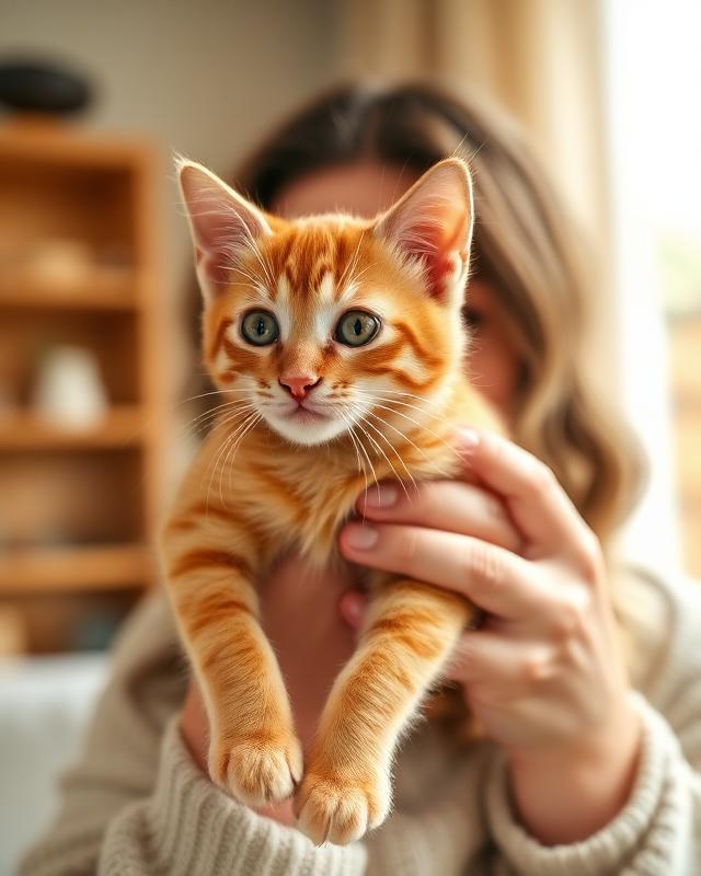 Adorable foster cat